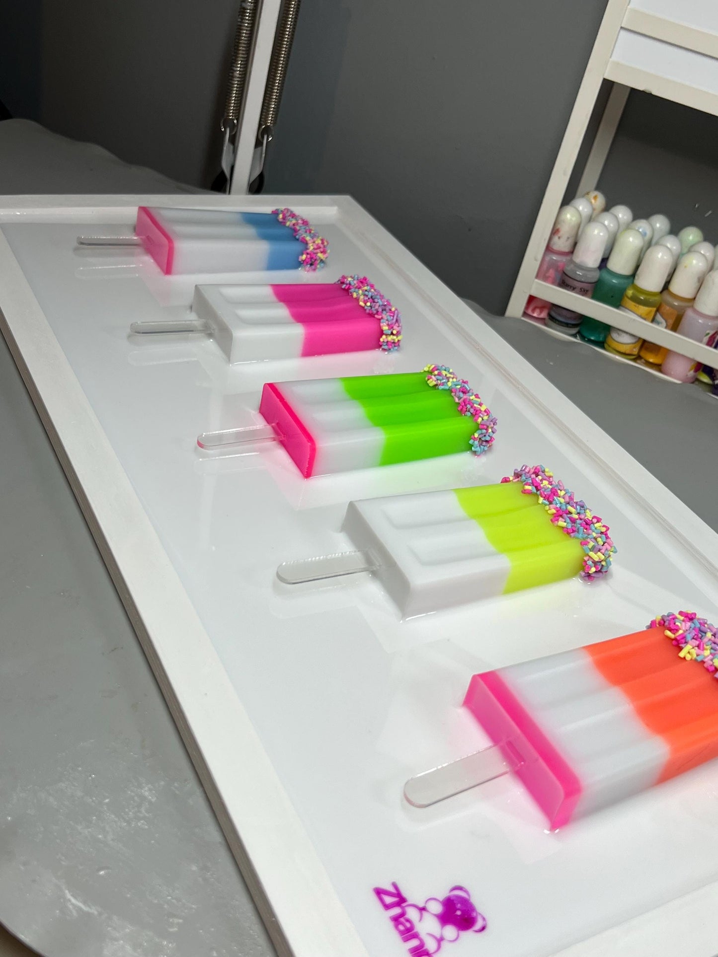 Rainbow Popsicle 3D Pop Art: Sprinkled Dopamine Wall Decor