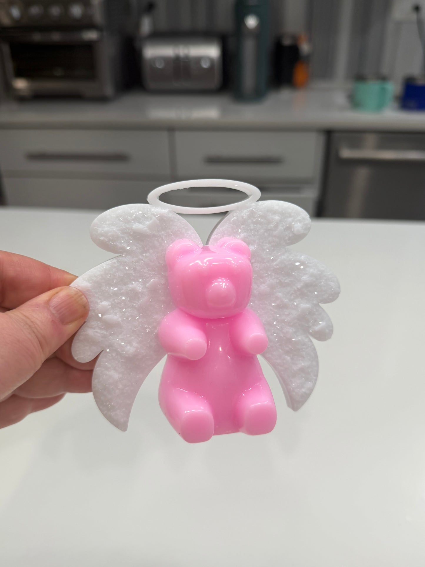 Blush Candy Guardian — Limited Edition 5” Resin Gummy Bear Sculpture