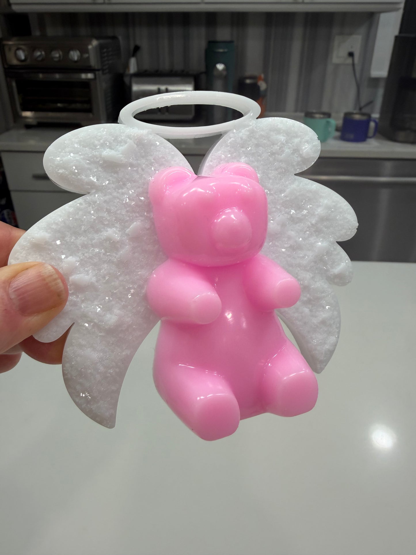 Blush Candy Guardian — Limited Edition 5” Resin Gummy Bear Sculpture