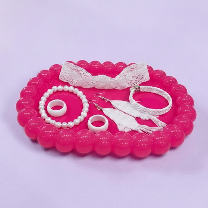 Bubble Pop Trinket Tray – Handmade Resin Candy Dish