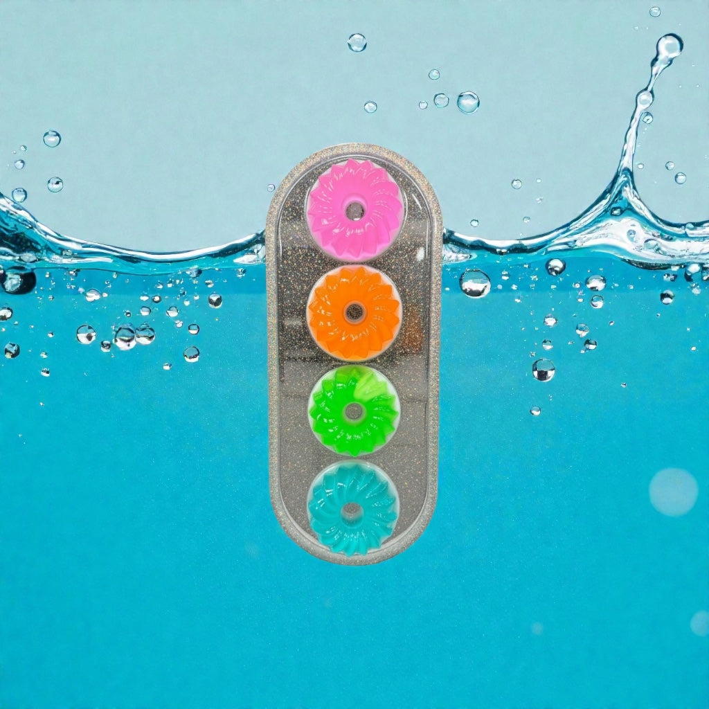 Neon Jelly Cake Wall Art 13x5 Resin Pop Art – Rainbow Gummy Dessert Decor – Maximalist Candy Wall Hanging