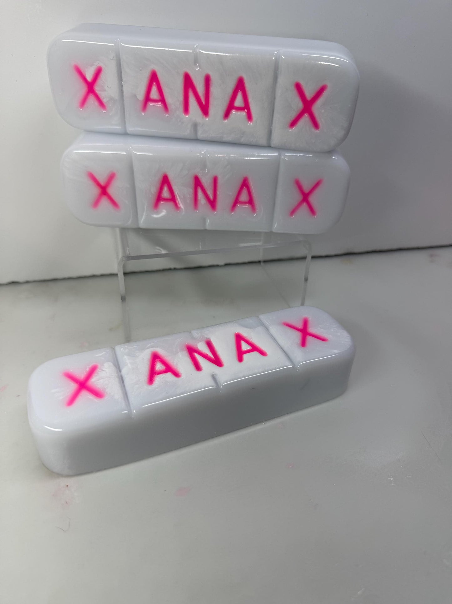 3D Resin Pill Wall Art: Magic White and Pink Pop Art Capsule| Dopamine Decor| Office Decor
