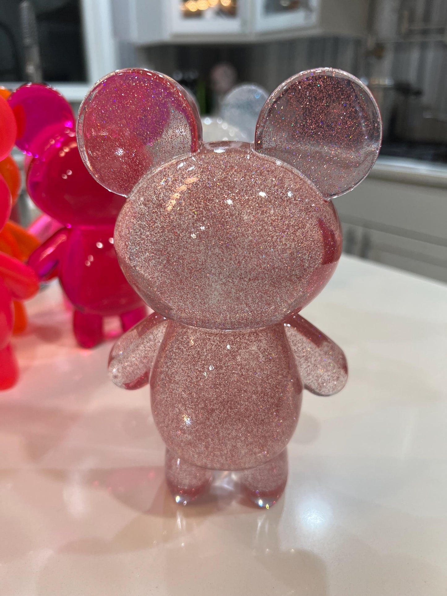 Giant Gummy Bear Pop Art Sculpture • 7” Resin Candy Bear Figurine • Choose Your Color • Kawaii Dopamine Decor • Shelf Statement Piece