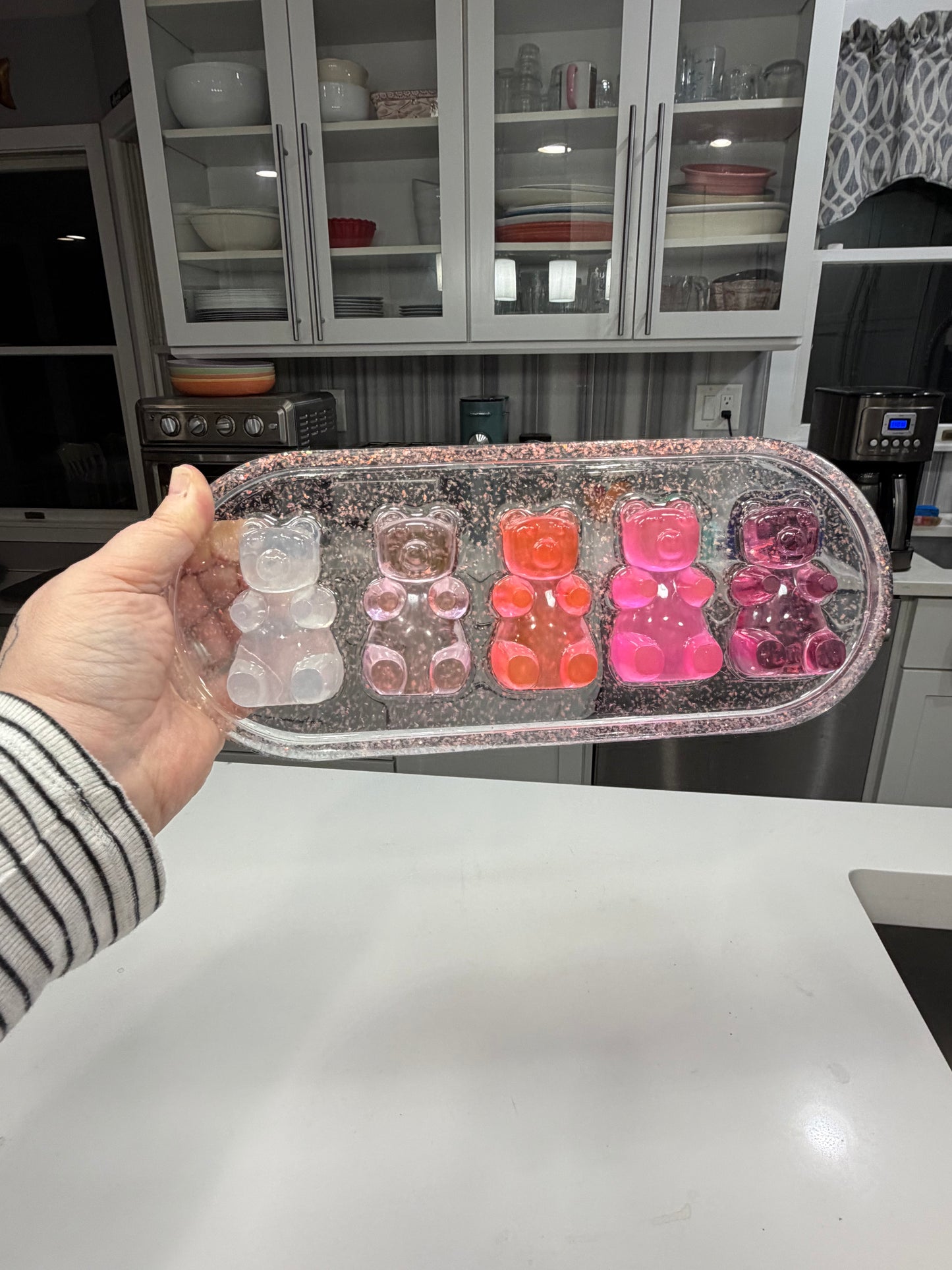 Five-Bear Candy Gradient Wall Art