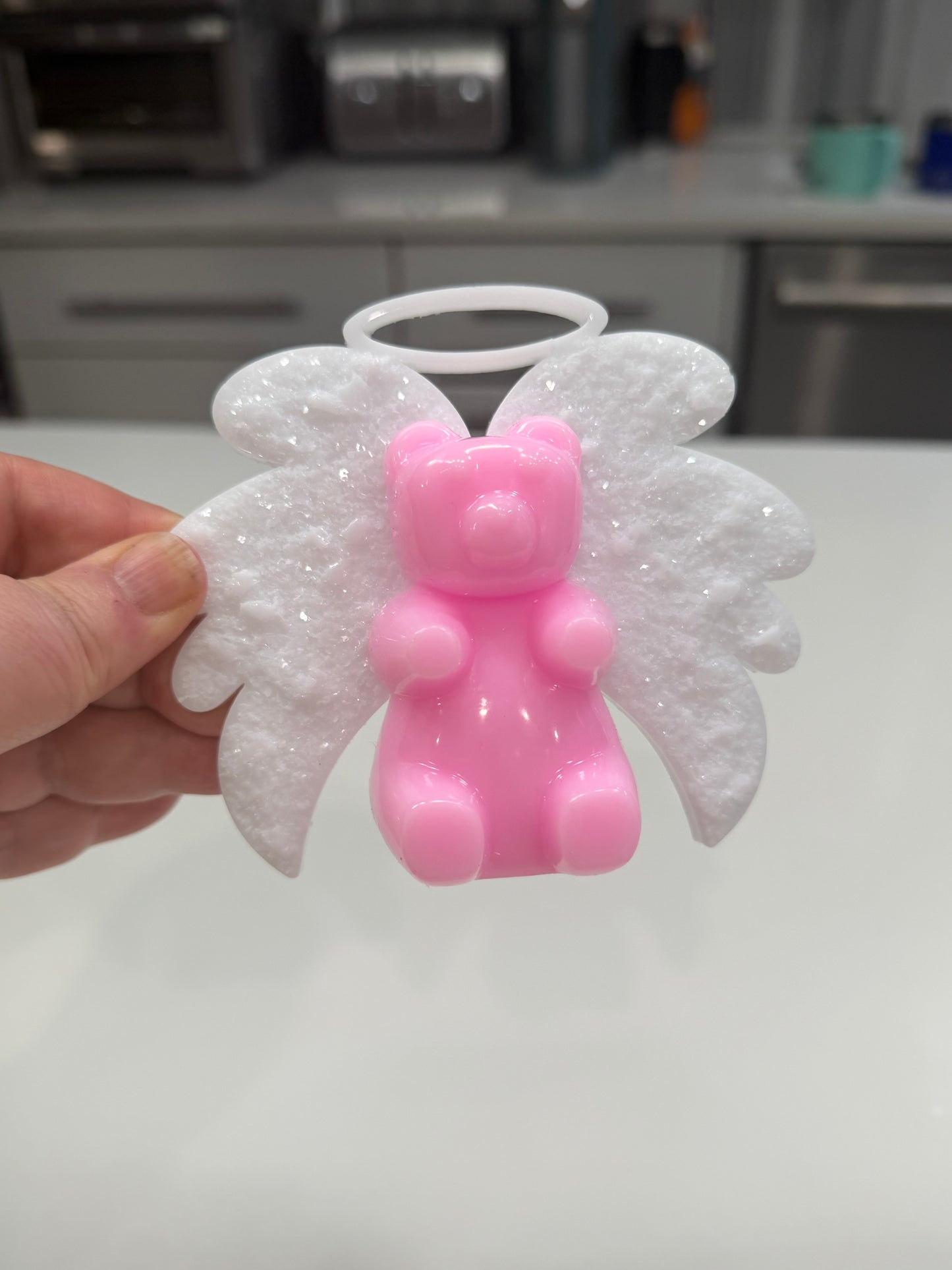 Blush Candy Guardian — Limited Edition 5” Resin Gummy Bear Sculpture