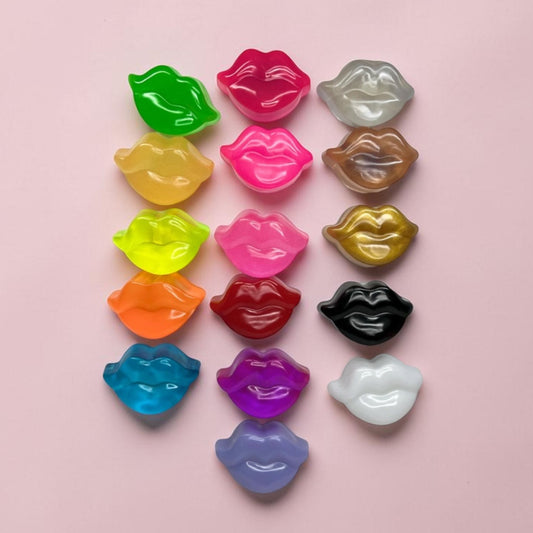 Y2K Lip Wall Art | Resin Lips Wall Hanging | Candy Color Pop Art Decor | Glossy Kawaii Lips | Mini Dopamine Decor | Cute Gift