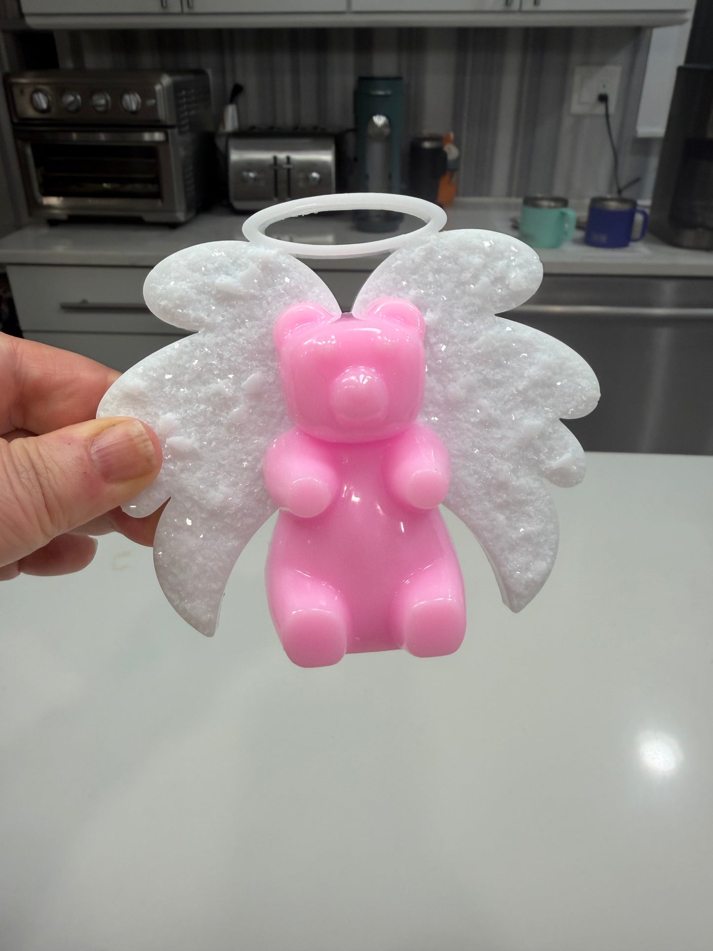 Blush Candy Guardian — Limited Edition 5” Resin Gummy Bear Sculpture