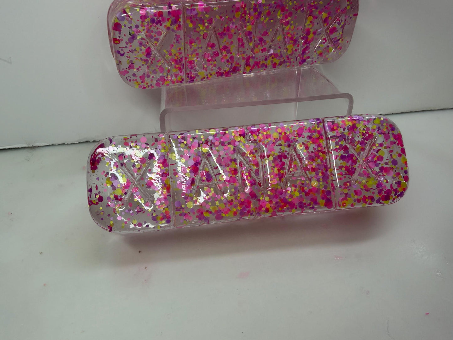 3D Resin Pill Wall Art: Magic Confetti Pop Art Capsule| Dopamine Decor| Office Decor