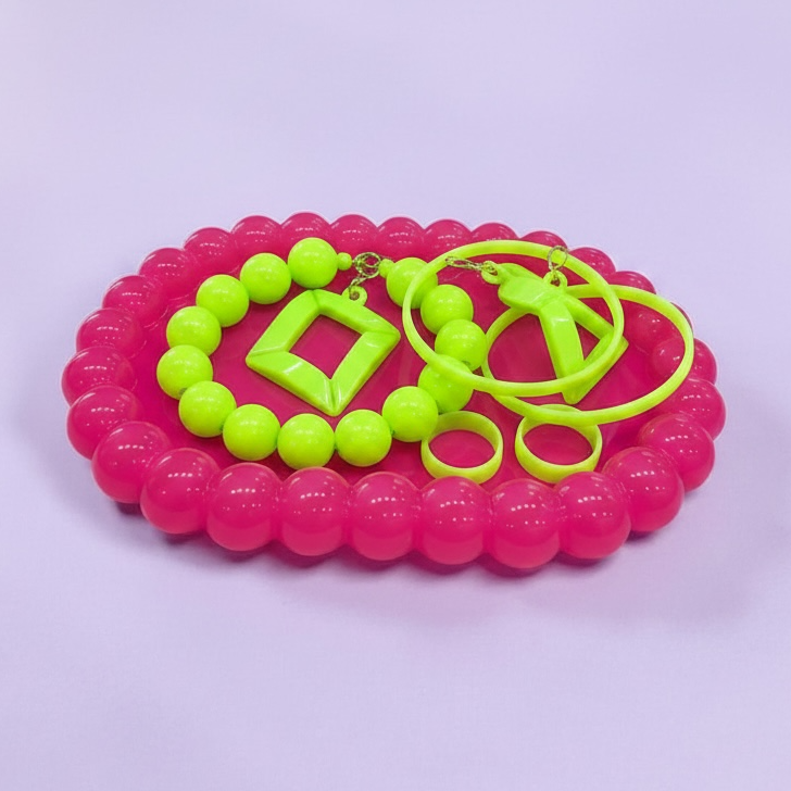 Bubble Pop Trinket Tray – Handmade Resin Candy Dish