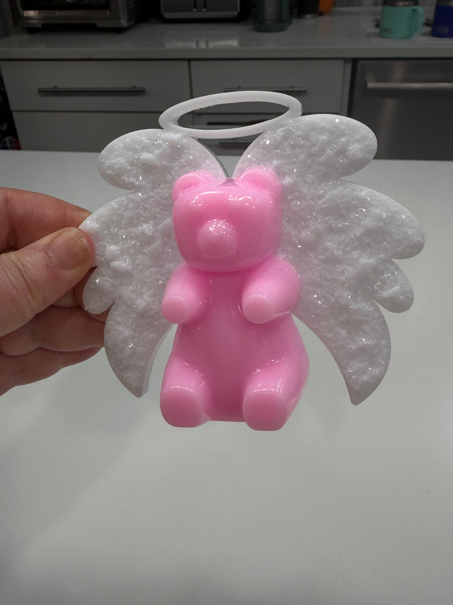 Blush Candy Guardian — Limited Edition 5” Resin Gummy Bear Sculpture