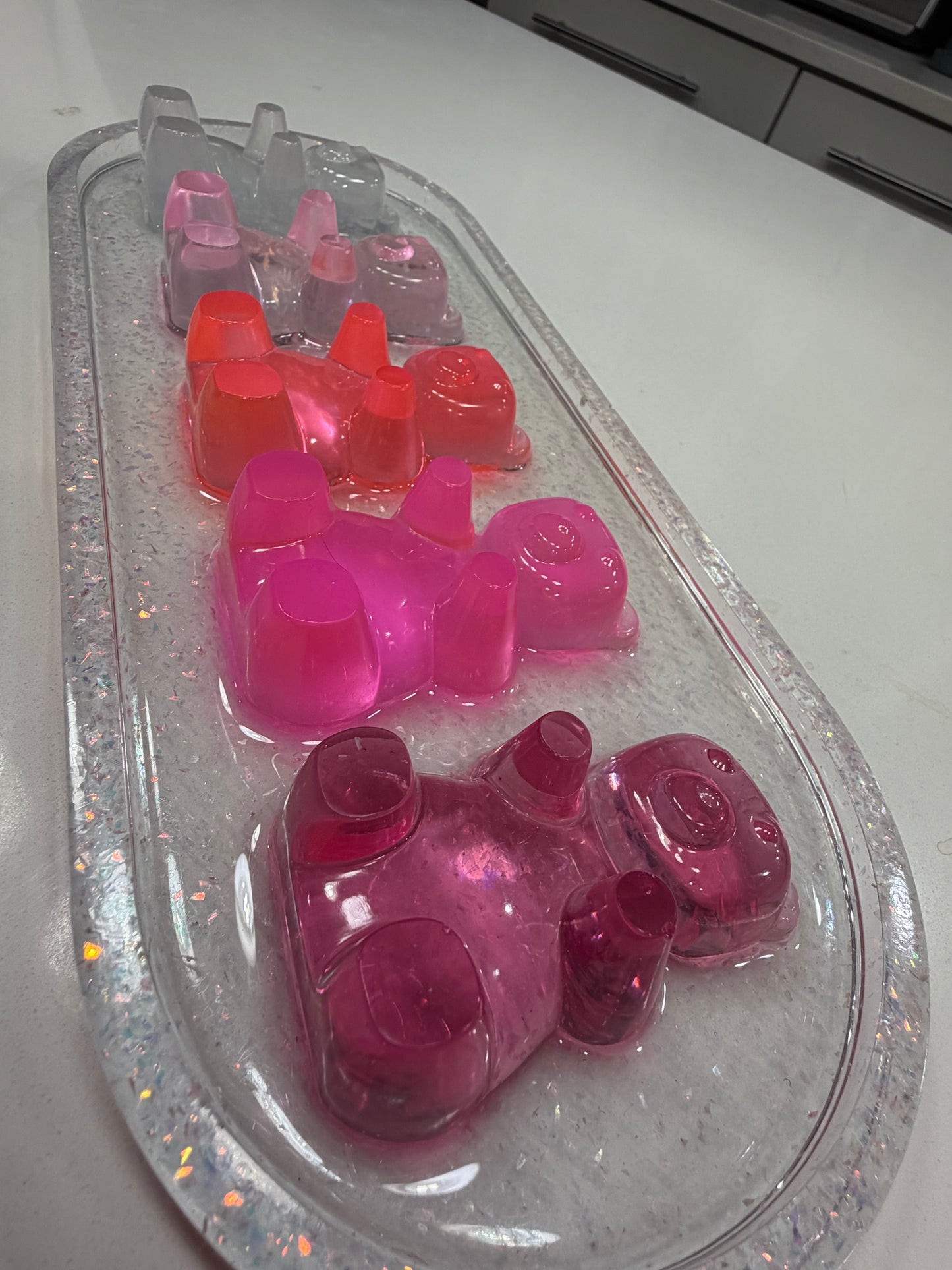 Five-Bear Candy Gradient Wall Art