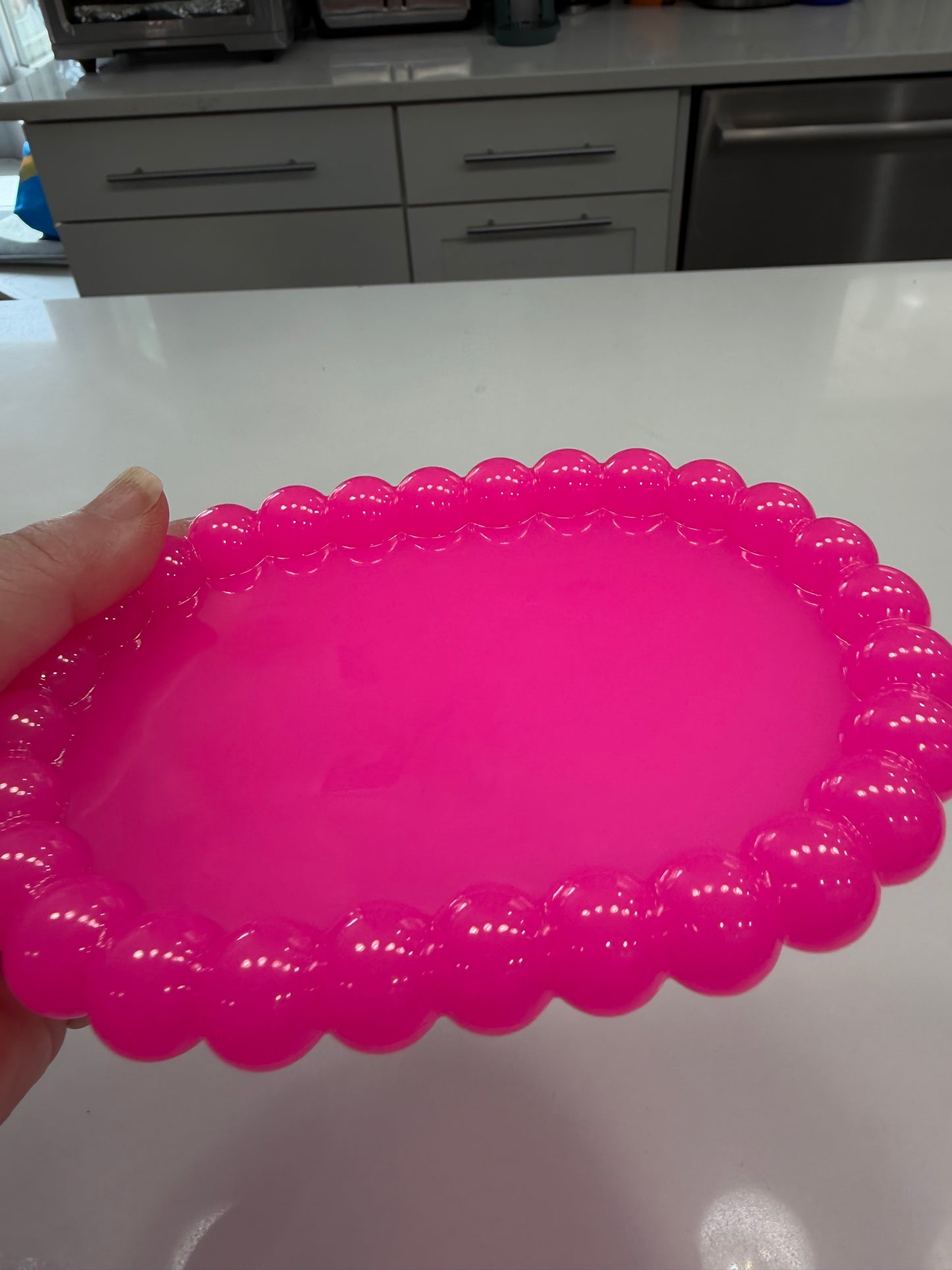 Bubble Pop Trinket Tray – Handmade Resin Candy Dish