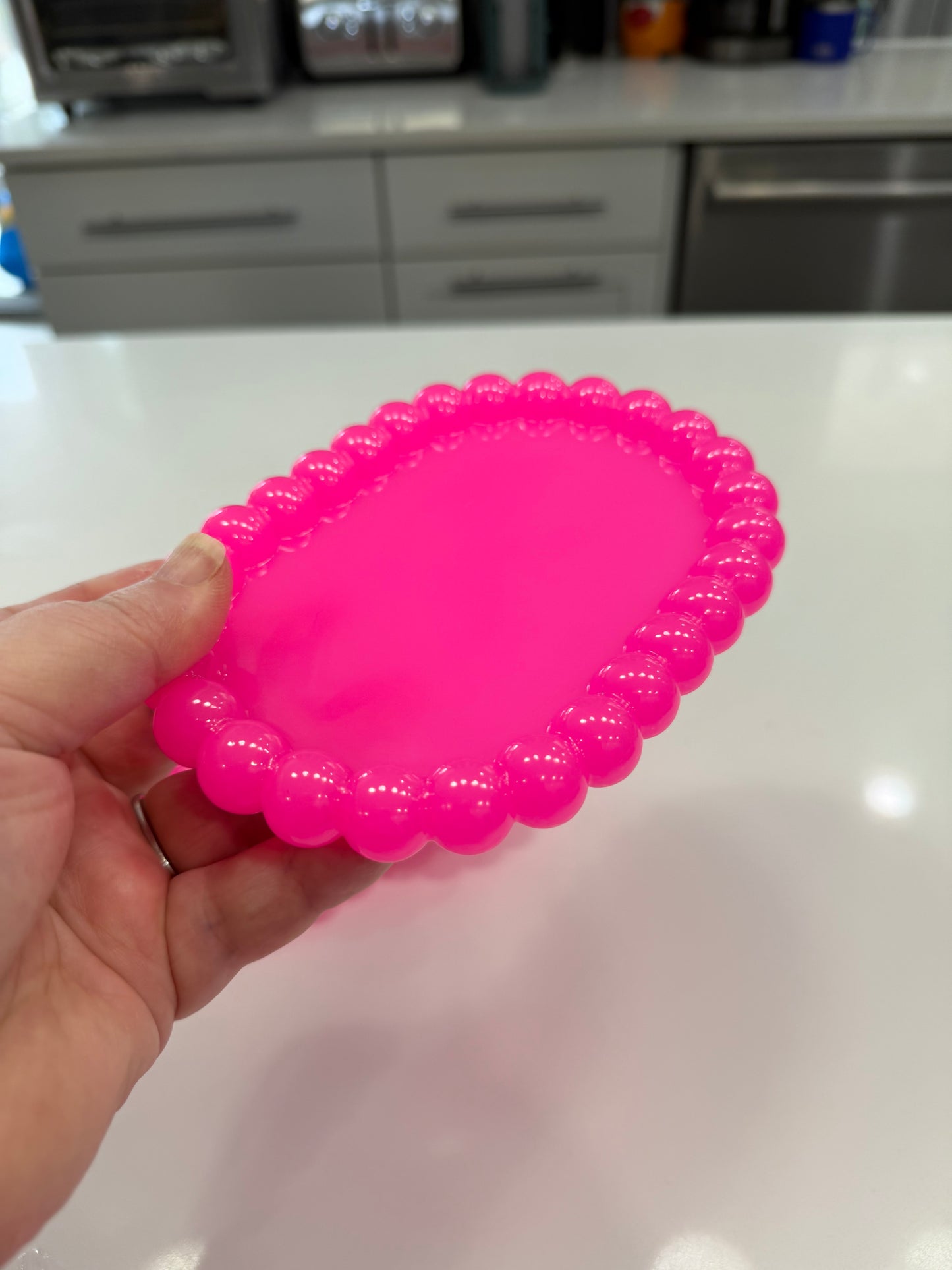 Bubble Pop Trinket Tray – Handmade Resin Candy Dish