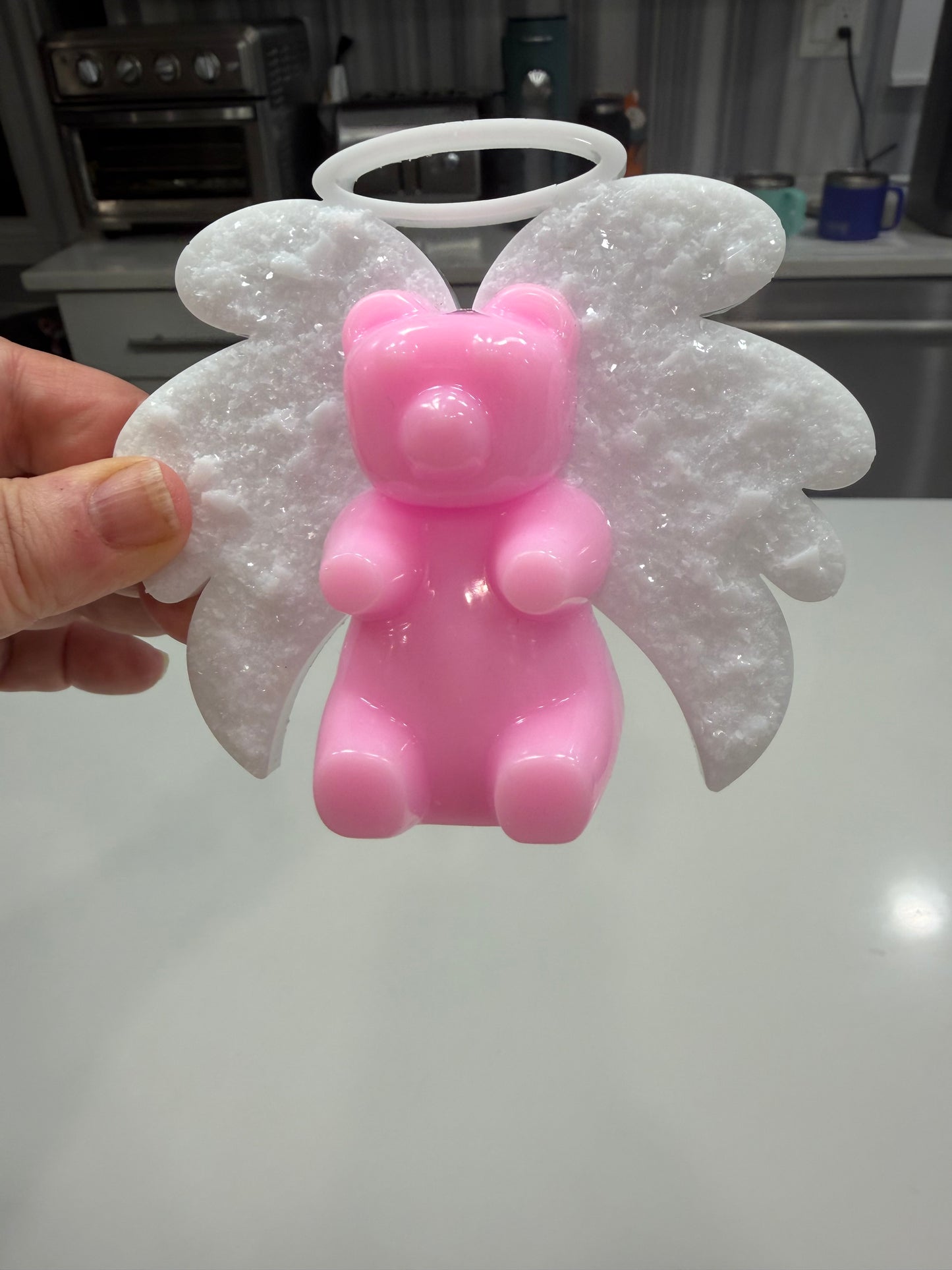 Blush Candy Guardian — Limited Edition 5” Resin Gummy Bear Sculpture