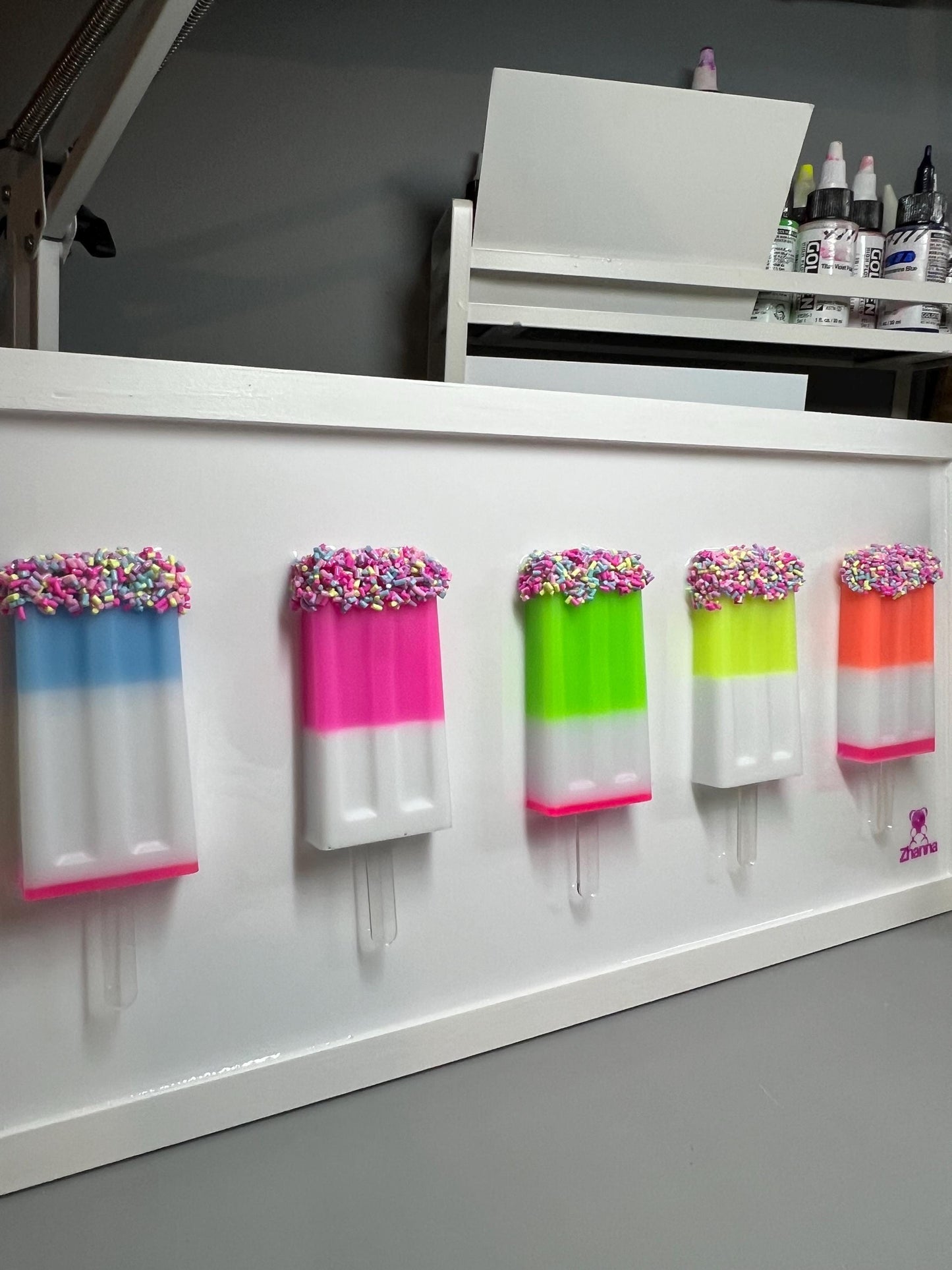 Rainbow Popsicle 3D Pop Art: Sprinkled Dopamine Wall Decor