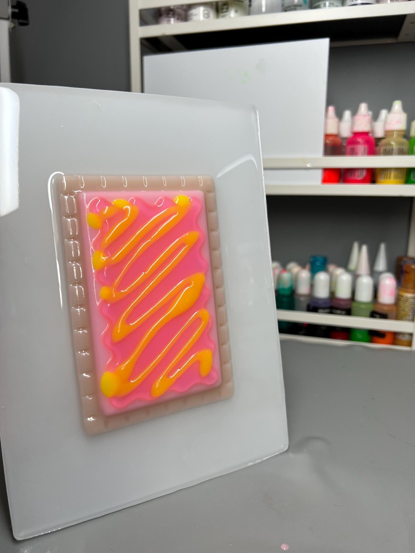 3D Pop Art Toaster Pastry Wall Hanging: Whimsical Nursery Decor