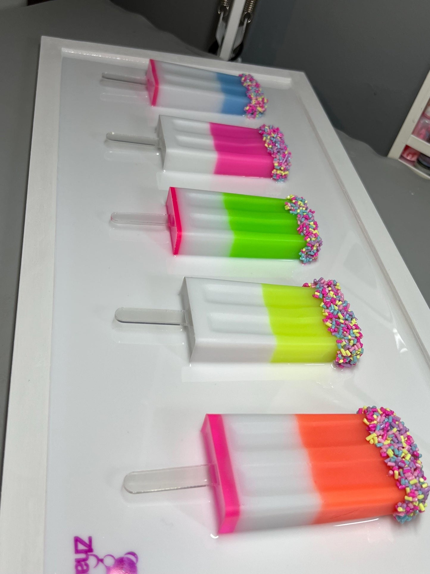 Rainbow Popsicle 3D Pop Art: Sprinkled Dopamine Wall Decor