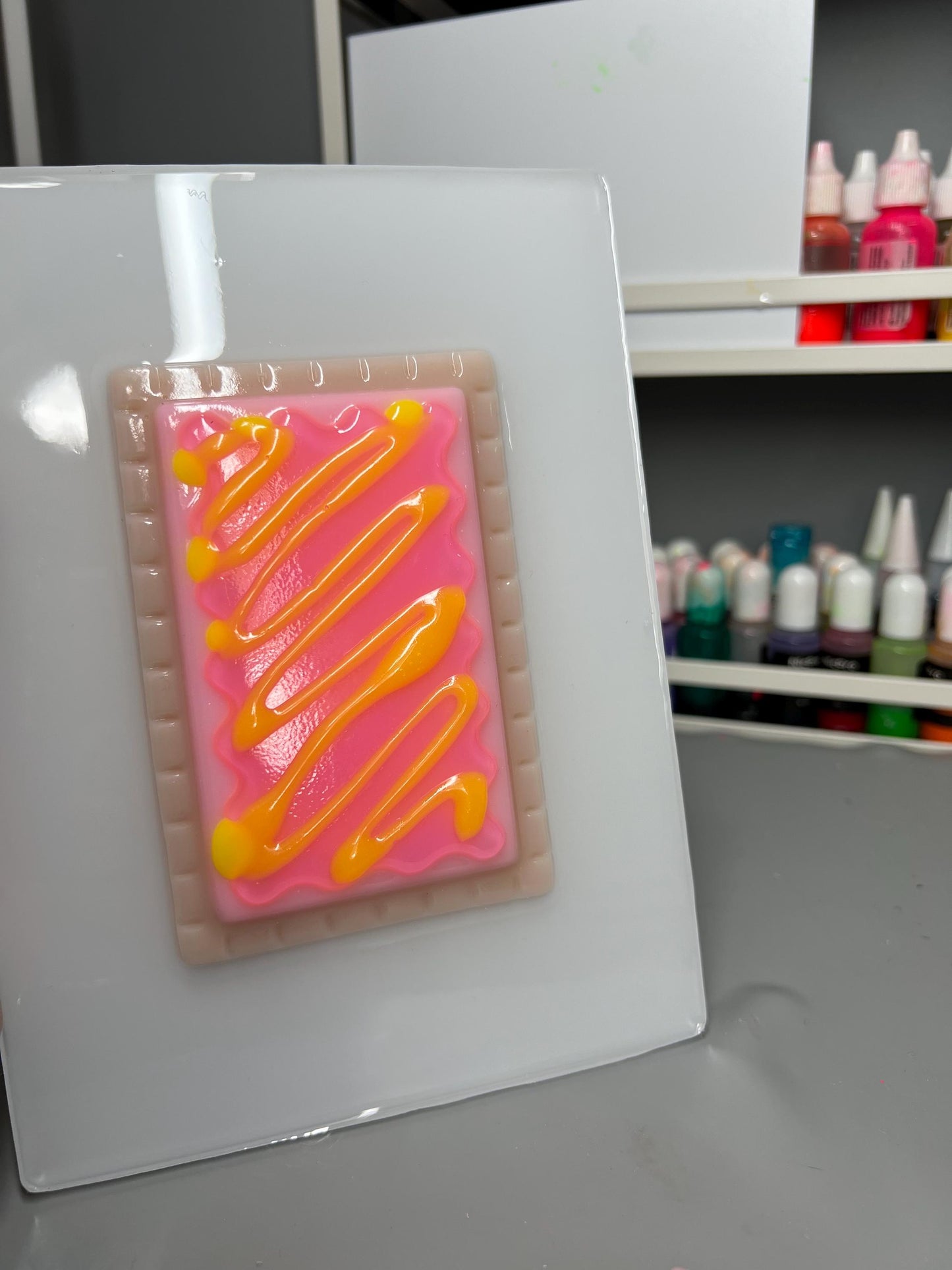 3D Pop Art Toaster Pastry Wall Hanging: Whimsical Nursery Decor