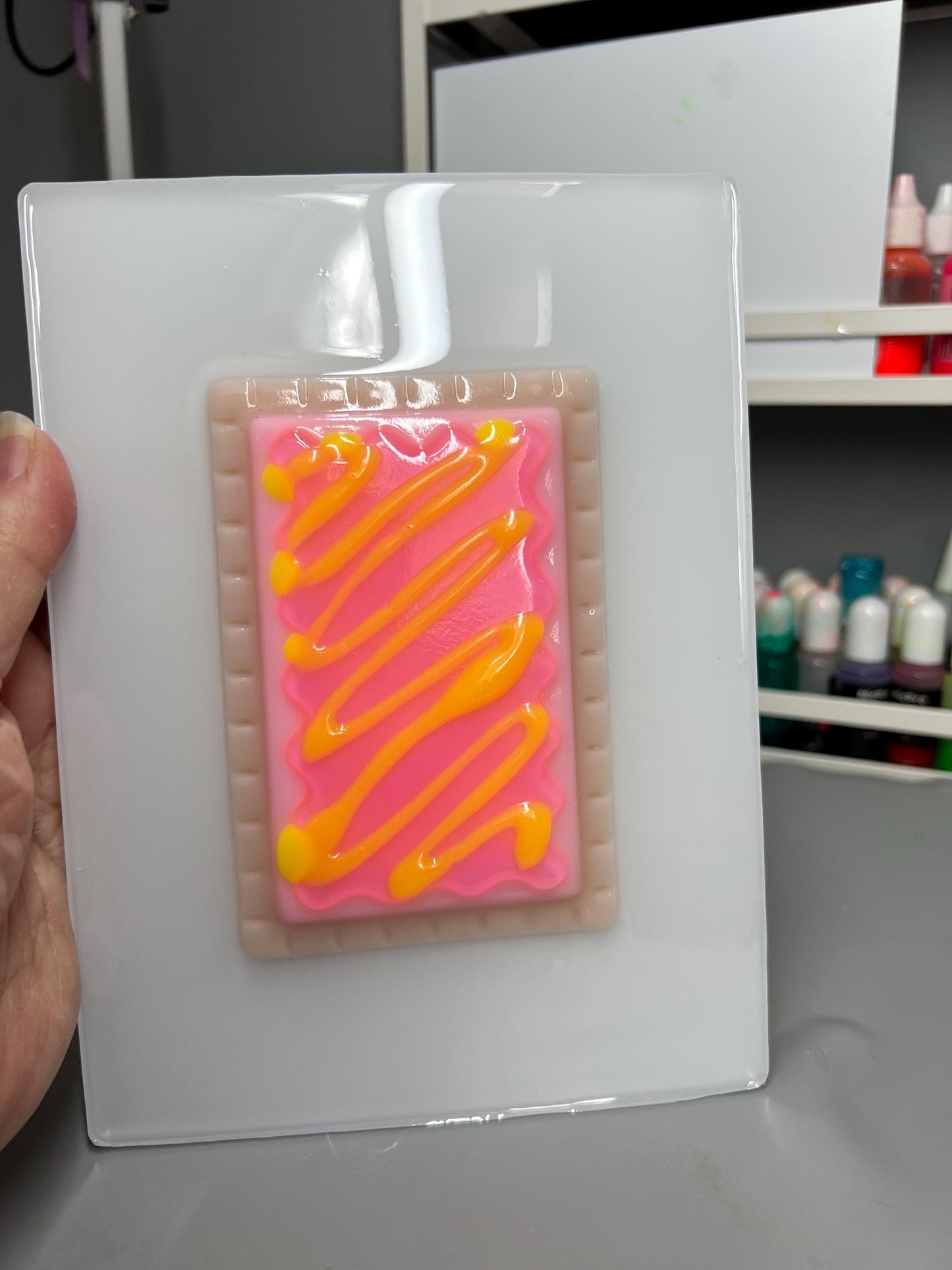 3D Pop Art Toaster Pastry Wall Hanging: Whimsical Nursery Decor